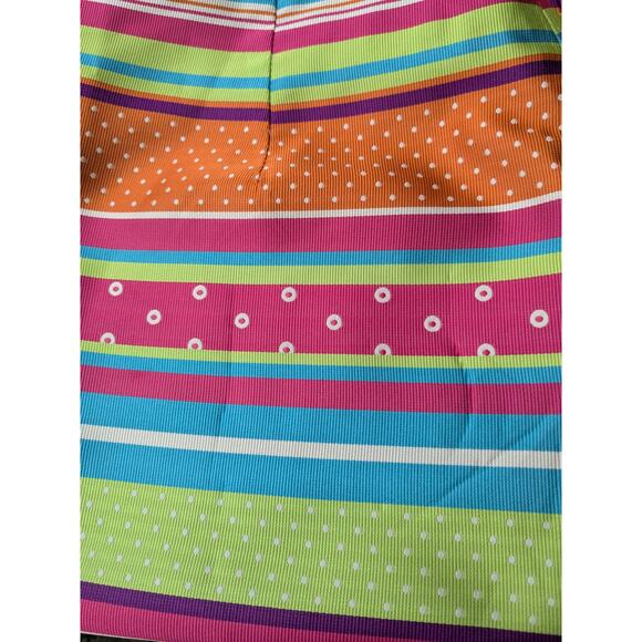 J. McLaughlin Sz 8 Bold Print Ribbon Pencil Skirt - Picture 7 of 7